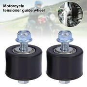 Rooha 2Pcs 8Mm Motorcycle Chain Roller For Yfm350 Yfm 350 Upper Lower Swingarm Anti Pulley Sliding Wheel Chain Guide Sprocket New